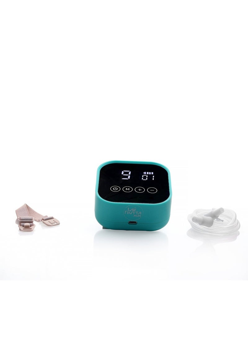 La Frutta MUM Double Hands-Free Breast Pump 210*2 ml cups, Wearable Pump with Comfortable Flange, 4 Modes & 9 Levels, Electric Breast Pump Portable for Easy Pumping, Smart Display, Wireless, Free milk storage bags are included.