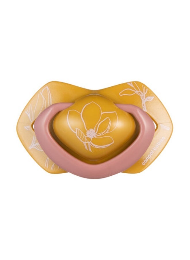 Canpol babies Silicone Soother Light touch 6-18m Symmetrical GOLD 2 pcs pink​ - Image 3