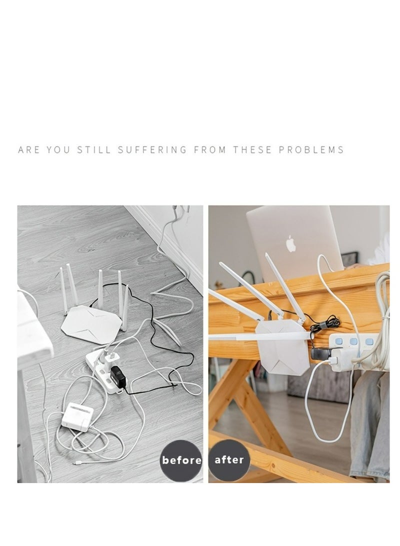 4 Pcs Double Sided Wall Hook, Wall Hooks for Hanging, Self Adhesive Hooks for Bathroom Kitchen Office Hanging,Double-sided Wall Hook, Wall Hanger, Kitchen Hooks - Image 4