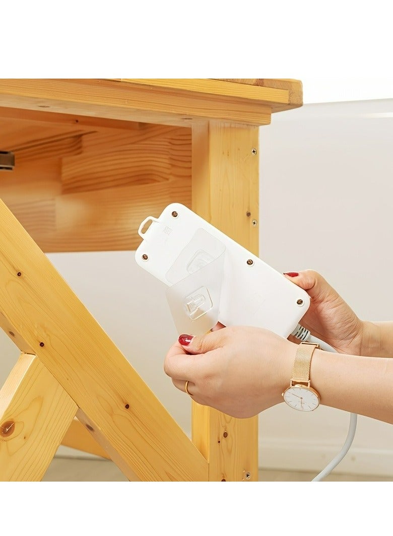 4 Pcs Double Sided Wall Hook, Wall Hooks for Hanging, Self Adhesive Hooks for Bathroom Kitchen Office Hanging,Double-sided Wall Hook, Wall Hanger, Kitchen Hooks - Image 5