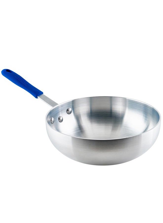 Winco ASFP-11 Aluminum Stir Fry Pan, 11-Inch - Image 1
