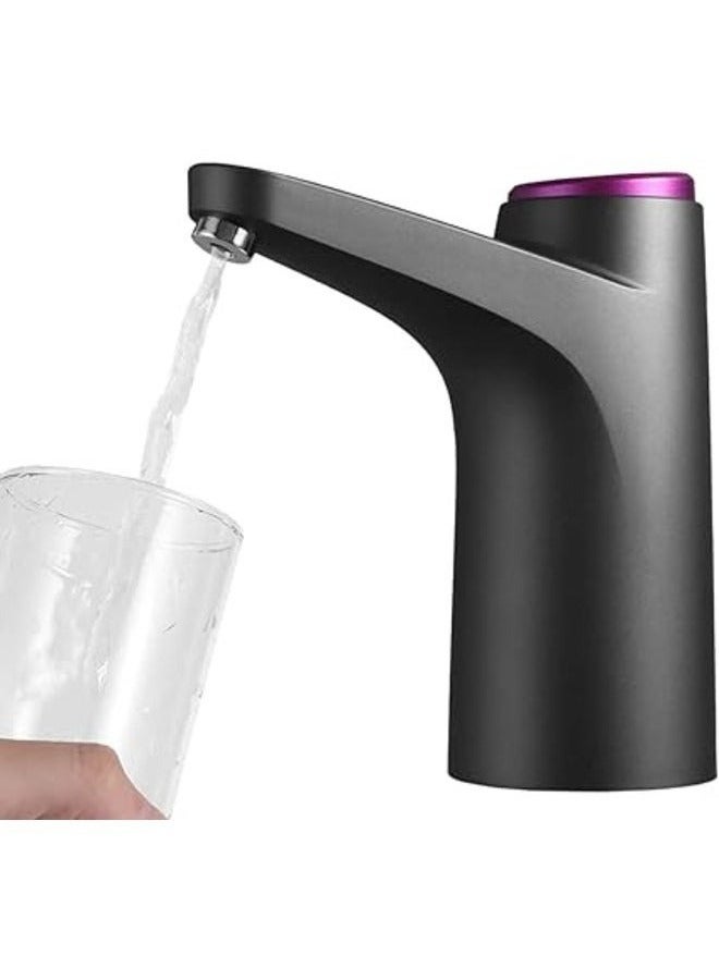 hayapoint Electric Water Bottle Pump, USB Rechargeable Automatic Water Dispenser, Portable Drinking Pump for 3 to 5 Gallon Bottles, for Home, Office, Kitchen, Outdoor, Camping Use - Image 1