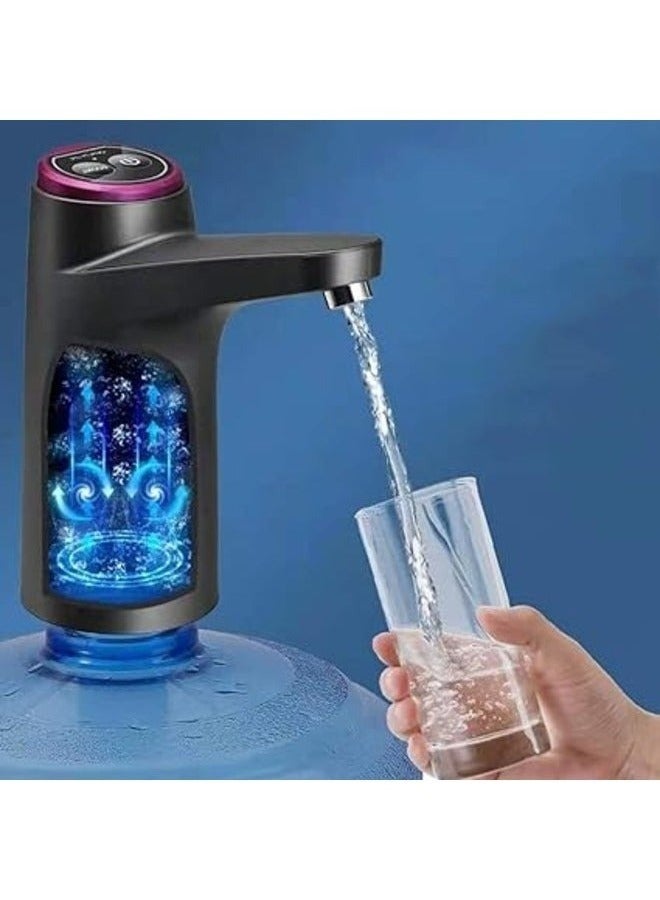 hayapoint Electric Water Bottle Pump, USB Rechargeable Automatic Water Dispenser, Portable Drinking Pump for 3 to 5 Gallon Bottles, for Home, Office, Kitchen, Outdoor, Camping Use - Image 2