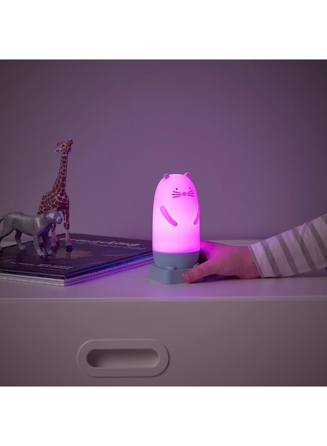 Zaboon LED night light, otter-shaped battery-operated/multicolour, 15 cm - Image 3