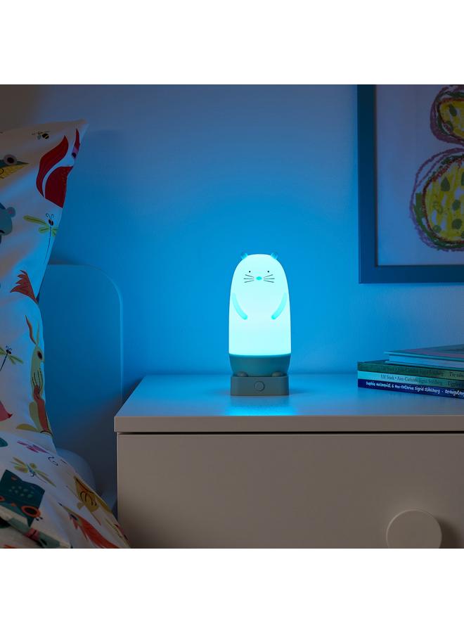 Zaboon LED night light, otter-shaped battery-operated/multicolour, 15 cm - Image 2