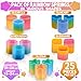 DIMROM 25Pack Flexible Coil Springs Elastic Plastic Desk Accessories with Mixed Shapes Rainbow Colors Compact Motion Accessories for Teens Adults - Image 4