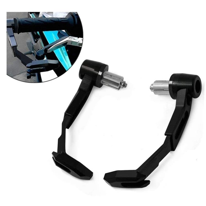 VTRUST Universal Motorcycle Bike Clutch Lever Protector, Brake Guard, Handlebar Levers Protect Handguard, Adjustable & Extendable (Black) - Image 3