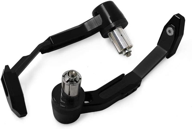 VTRUST Universal Motorcycle Bike Clutch Lever Protector, Brake Guard, Handlebar Levers Protect Handguard, Adjustable & Extendable (Black) - Image 1