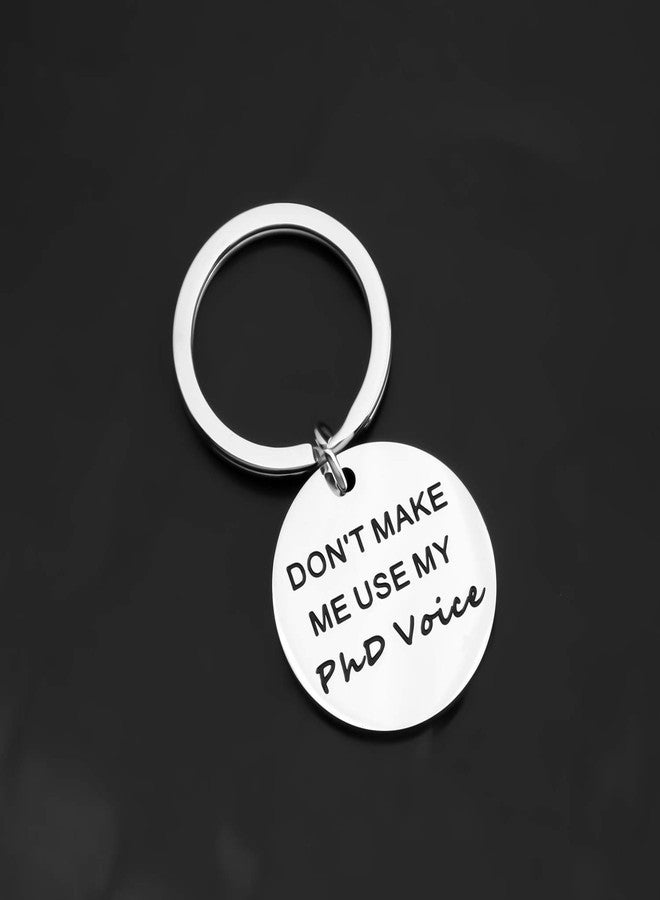 اكتاب ميدالية مفاتيح مضحكة من AKTAP، هدية تخرج لطلاب الدكتوراه، مكتوب عليها "لا تجبرني على استخدامي"، هدية لخريجي الدكتوراه، هدية لطلاب الدراسات العليا (ميدالية مفاتيح الدكتوراه). - Image 4