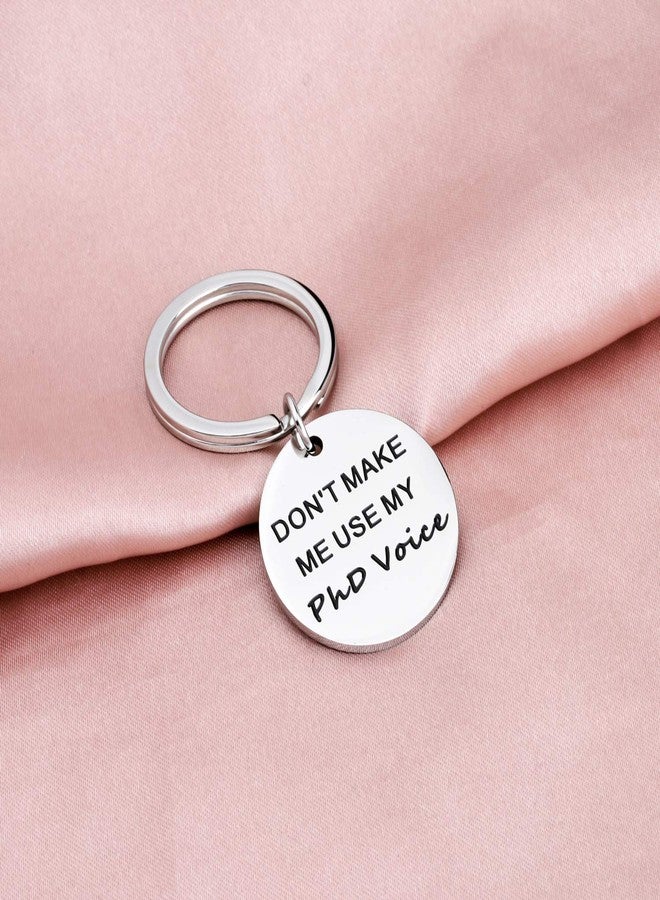 اكتاب ميدالية مفاتيح مضحكة من AKTAP، هدية تخرج لطلاب الدكتوراه، مكتوب عليها "لا تجبرني على استخدامي"، هدية لخريجي الدكتوراه، هدية لطلاب الدراسات العليا (ميدالية مفاتيح الدكتوراه). - Image 3