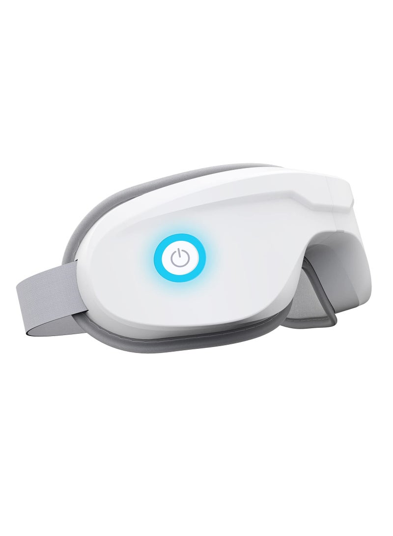 Wireless Electric Eye Massager Portable Eye Massager Mask with Intelligent Airbag Compression Hot Compress Vibration 6 Massage Modes Bluetooth Music for Relieve Eye Strain Dark Circles Eye Bags  - Image 1