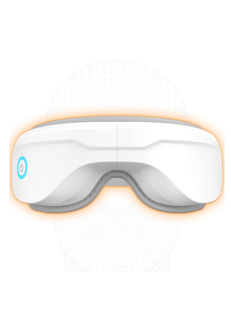 Wireless Electric Eye Massager Portable Eye Massager Mask with Intelligent Airbag Compression Hot Compress Vibration 6 Massage Modes Bluetooth Music for Relieve Eye Strain Dark Circles Eye Bags  - Image 2