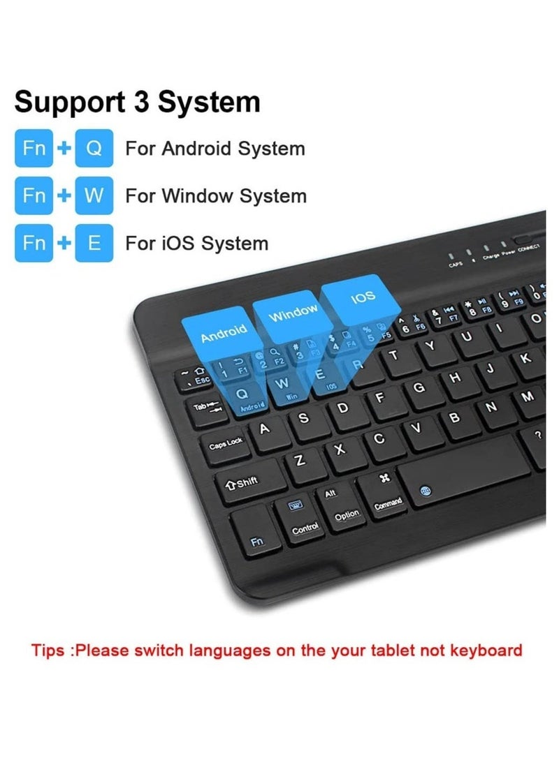 ELTRAZONE 3-System Switch Multi-Language Universal Type Laptop BT Keyboard Mouse Suit - Image 3