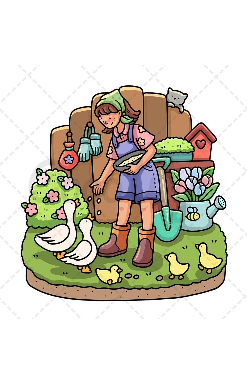 عام Girl Moments: A Stress-Relief Coloring Book for Adults & Teens - Cute & Cozy Daily Activities, Mindfulness Illustrations | Relaxing Anti-Anxiety Art Therapy (Cozy Spaces Collection) - Image 2