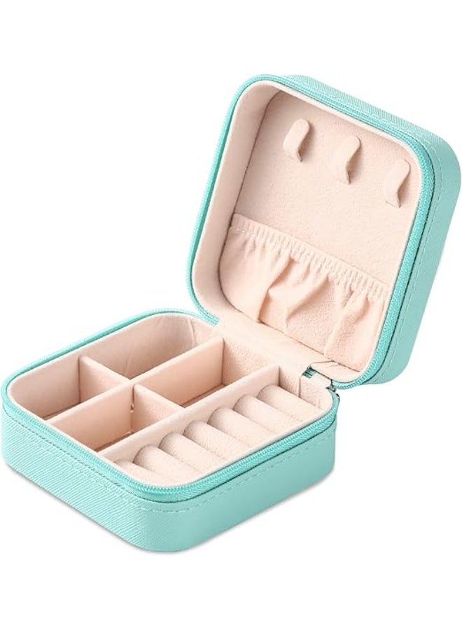 Generic Portable Travel Mini Jewelry Box Leather Jewellery Ring Organizer Case Storage Gift Box Girls Women - Image 1