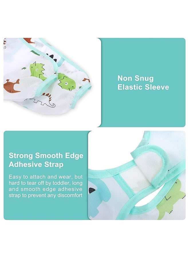 Ant 2-Piece Long Sleeve Baby Bibs, Waterproof Sleeved Bib, Toddler Soft Bib Feeding Bibs for 0 to 2 Years Old  - Image 4