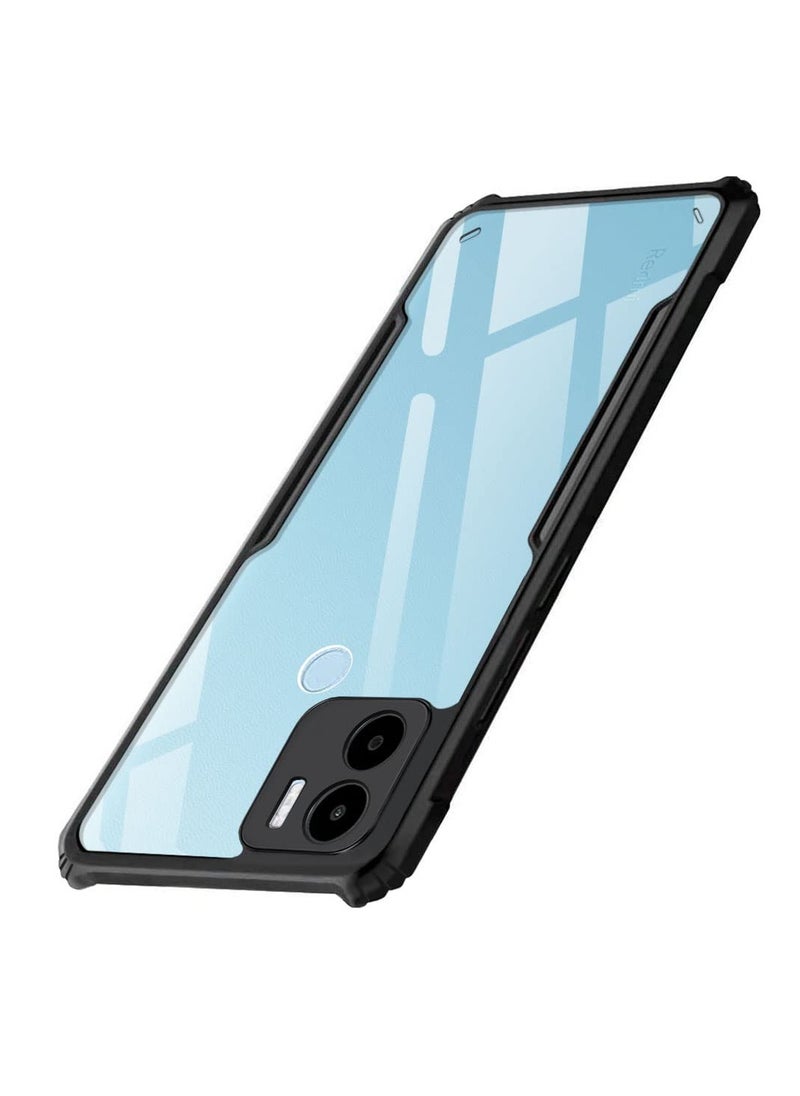 Generic - Xiaomi Redmi A1 PLUS/Redmi A2 PLUS Mobile Phone Case Cover, Ultra-Thin Lightweight Cover Soft TPU Bumper + Acrylic Clear Back Case Cover - Image 1