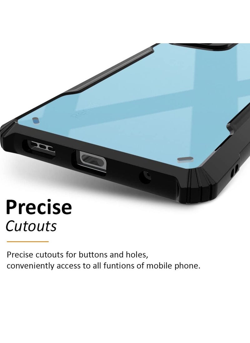 Generic - Xiaomi Redmi A1 PLUS/Redmi A2 PLUS Mobile Phone Case Cover, Ultra-Thin Lightweight Cover Soft TPU Bumper + Acrylic Clear Back Case Cover - Image 1