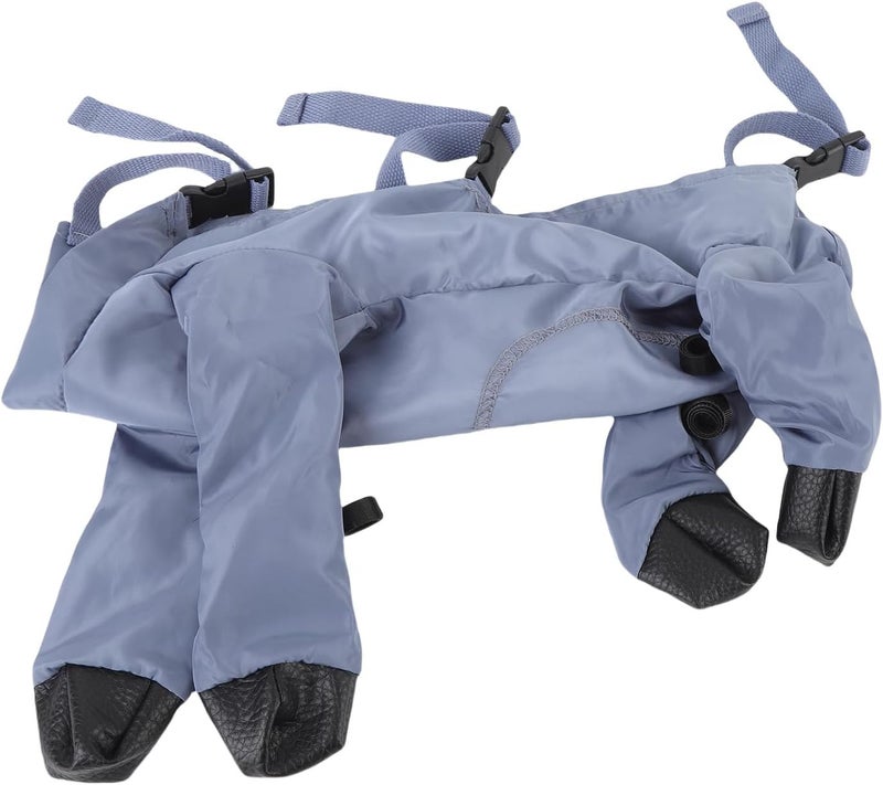 SUNGOOYUE Rainproof Dog Pants with Dog Boots, Breathable Memory Fabric Paws Protectors Clothing for Outdoor Walking Running in Rainy Day (M) - Image 2