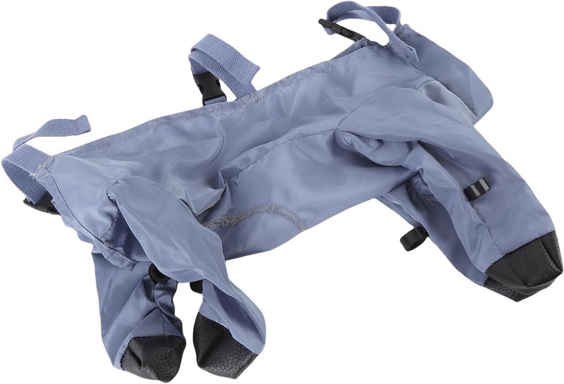 SUNGOOYUE Rainproof Dog Pants with Dog Boots, Breathable Memory Fabric Paws Protectors Clothing for Outdoor Walking Running in Rainy Day (M) - Image 5