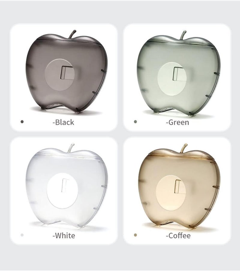 klarako Plastic Wrap Storage Box Cling Film Organization Wall-Mounted Dustproof Box, Fresh Keeping Bag Storage Box (Amber+Green,Type 3) - Image 4