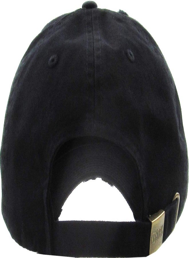 KBETHOS KBVT-209 BLK Tactical Operator with USA Flag Patch US Army Military Baseball Cap Adjustable - Image 3