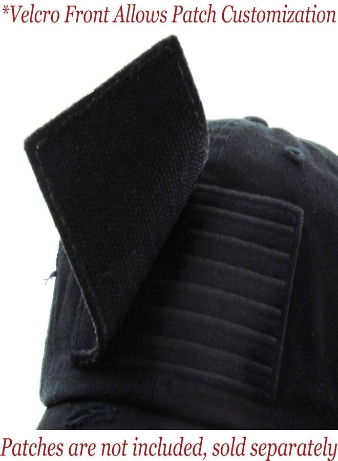 KBETHOS KBVT-209 BLK Tactical Operator with USA Flag Patch US Army Military Baseball Cap Adjustable - Image 4