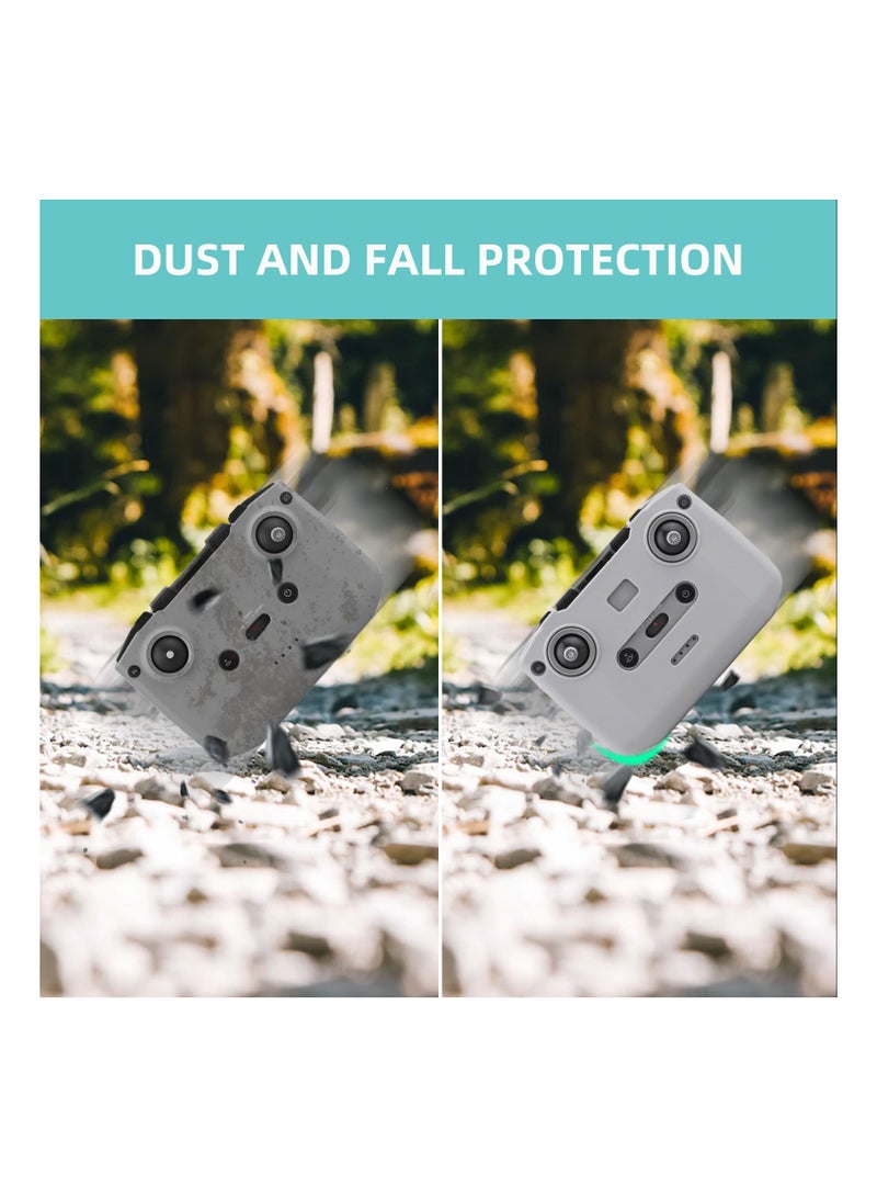 Silicone Remote Control Cover for DJI RC N1 Remote Control, Protective Case Silicone Controller Cover Compatible with MINI 2/Mavic 3/Mini 3 Pro Controller Collision Protector Accessory (Grey) - Image 3