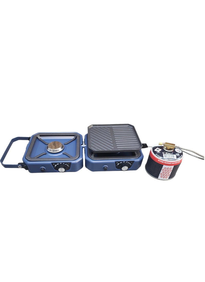 Portable Foldable Camping Gas Stove With Grill Two Adjustable Burners 16000 BTU - pzsku/Z07CBDB30E4799AAEAA7AZ/45/_/1730446387/87e64732-78b8-4320-b3bb-8ca6ef9c3572