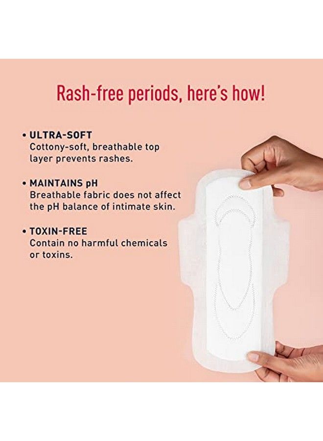 Sirona Rash Free Sanitary Pads For Women Xl+ 20 Napkins - Image 4