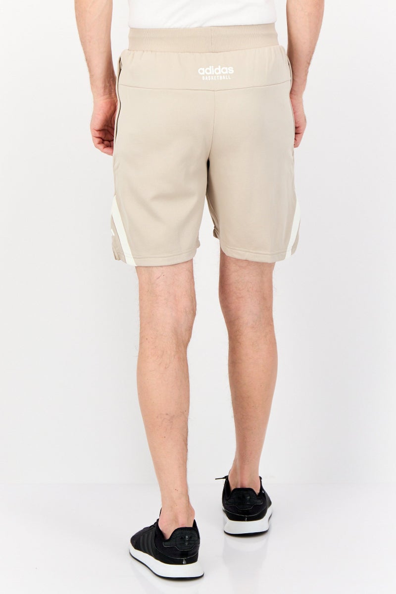 Adidas Men Sportswear Fit 7 Inseam Outdoor Shorts, Beige - Image 4