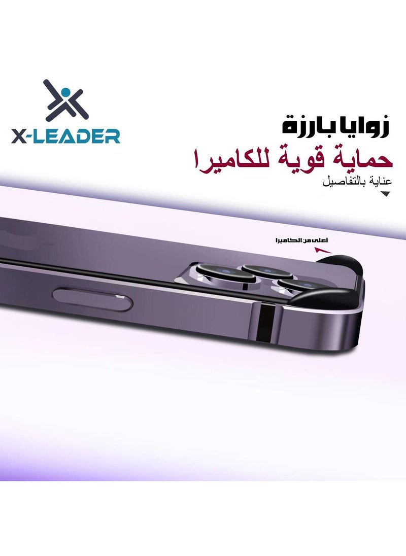 x-leader - IP 14 Plus Protective frame with elegant protective lenses with 100% protection for both (phone and camera) - Image 1