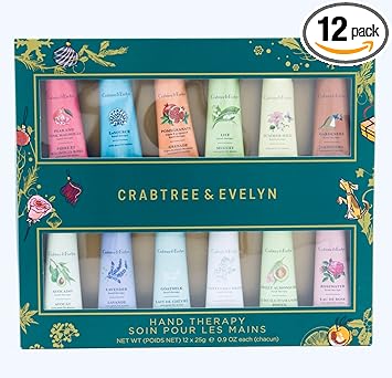 Crabtree and Evelyn Hand Therapy Cream Twelve Pack Gift Set 12 x25m - Image 1