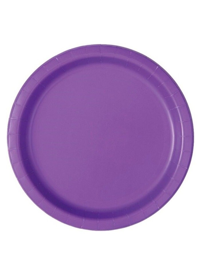 PROMASS Purple Round Plate 7"