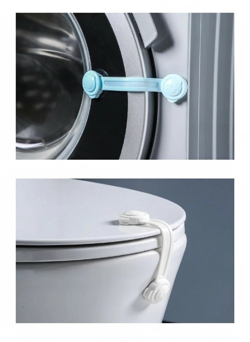 14 pieces Child safety lock, child safety locks, cabinet locks, child safety drawer locks for cabinets and drawers, toilets, refrigerators, etc., easy to install - Image 5