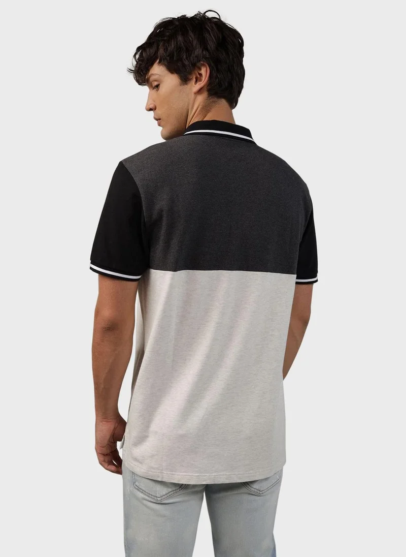 American Eagle Embroidered Logo Polo T-shirt