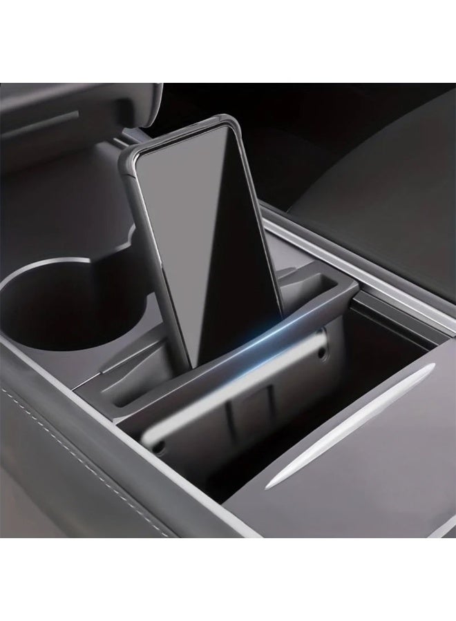 أتش بي أس صندوق تخزين للكونسول الوسطي مع كابل شحن للهاتف – لتسلا موديل 3 وموديل Y - Image 2