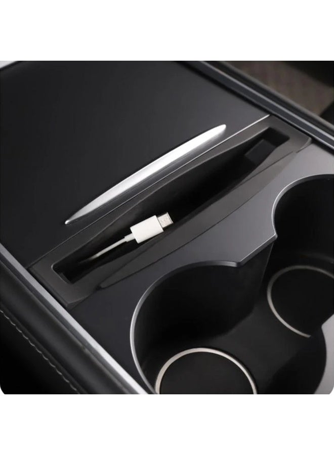 أتش بي أس صندوق تخزين للكونسول الوسطي مع كابل شحن للهاتف – لتسلا موديل 3 وموديل Y - Image 3