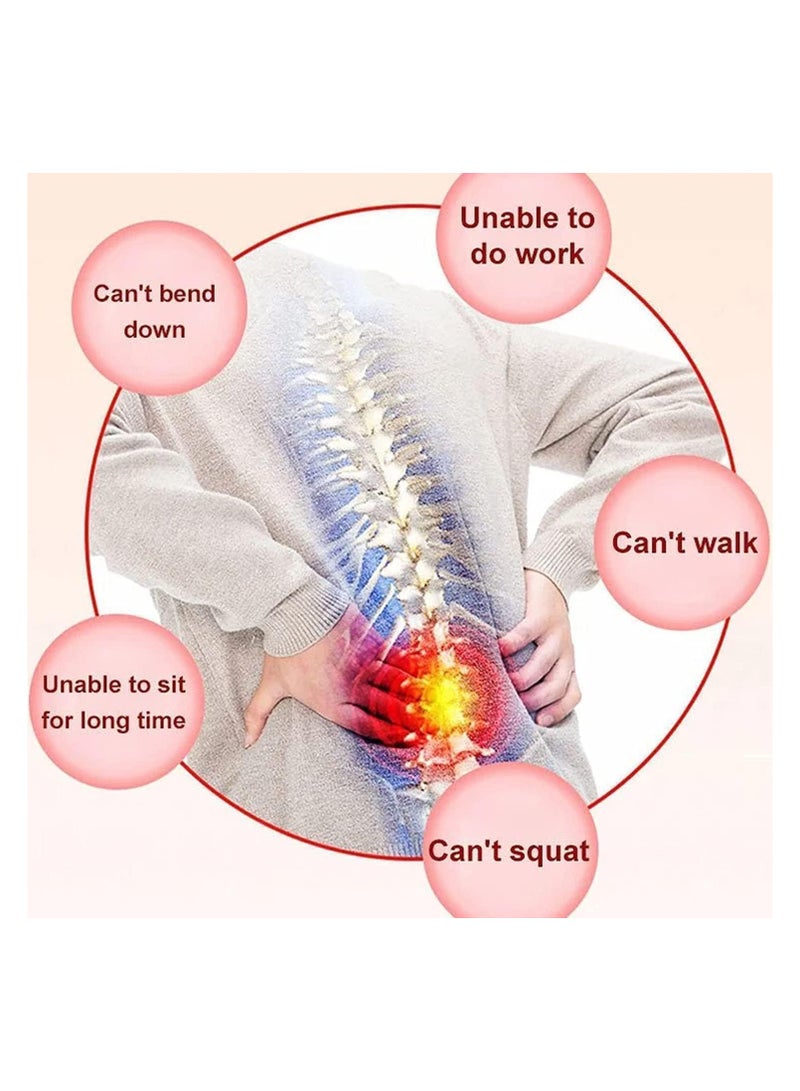 RedMapleTEK 2PACK Lumbar Spine Cold Gel Spray,Back Pain Relief Products,Natural Herbal Joint Pain Relief Spray,Knee Pain Relief Cold Compress Gel Spray,Lumbar Pain Relief Herbal Spray,for Relief of Joint Pain - Image 2