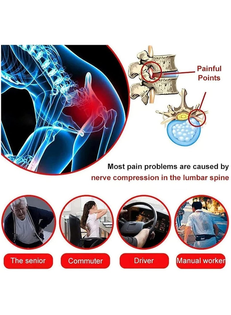 RedMapleTEK 2PACK Lumbar Spine Cold Gel Spray,Back Pain Relief Products,Natural Herbal Joint Pain Relief Spray,Knee Pain Relief Cold Compress Gel Spray,Lumbar Pain Relief Herbal Spray,for Relief of Joint Pain - Image 5