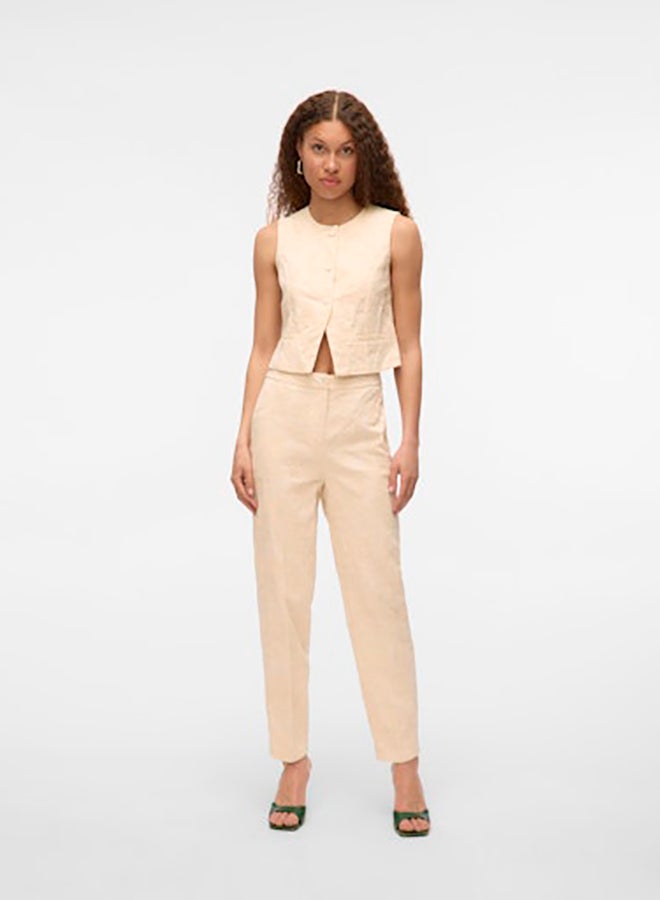 VERO MODA Vmeline Sl Short Embr Waistcoat - Image 1