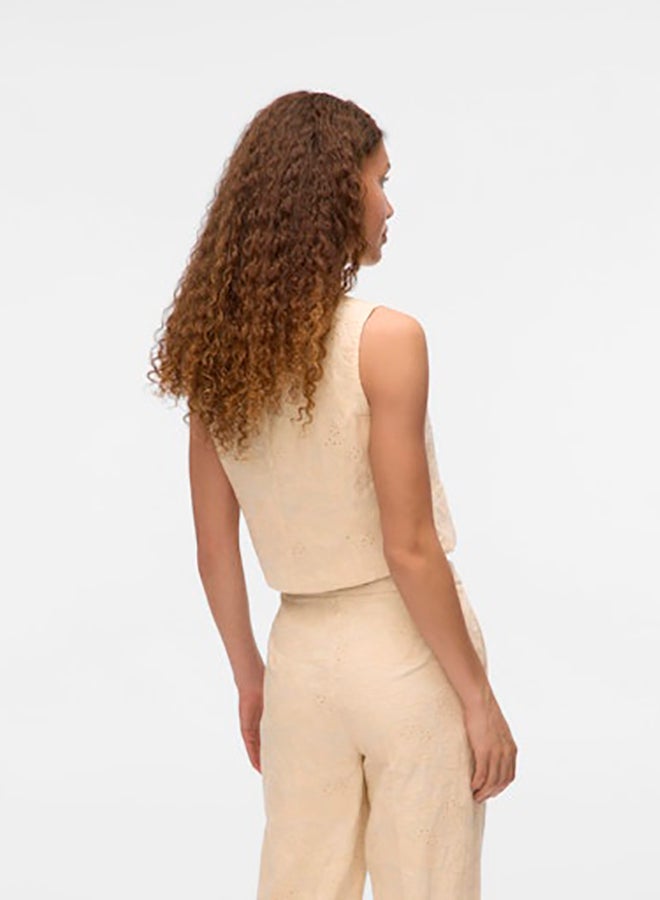 VERO MODA Vmeline Sl Short Embr Waistcoat - Image 2