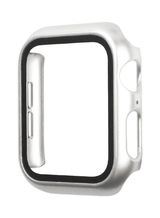 NIBEMINENT Protective Case For Apple Watch 4/5/6 Generation 40mm Silver  - Image 1