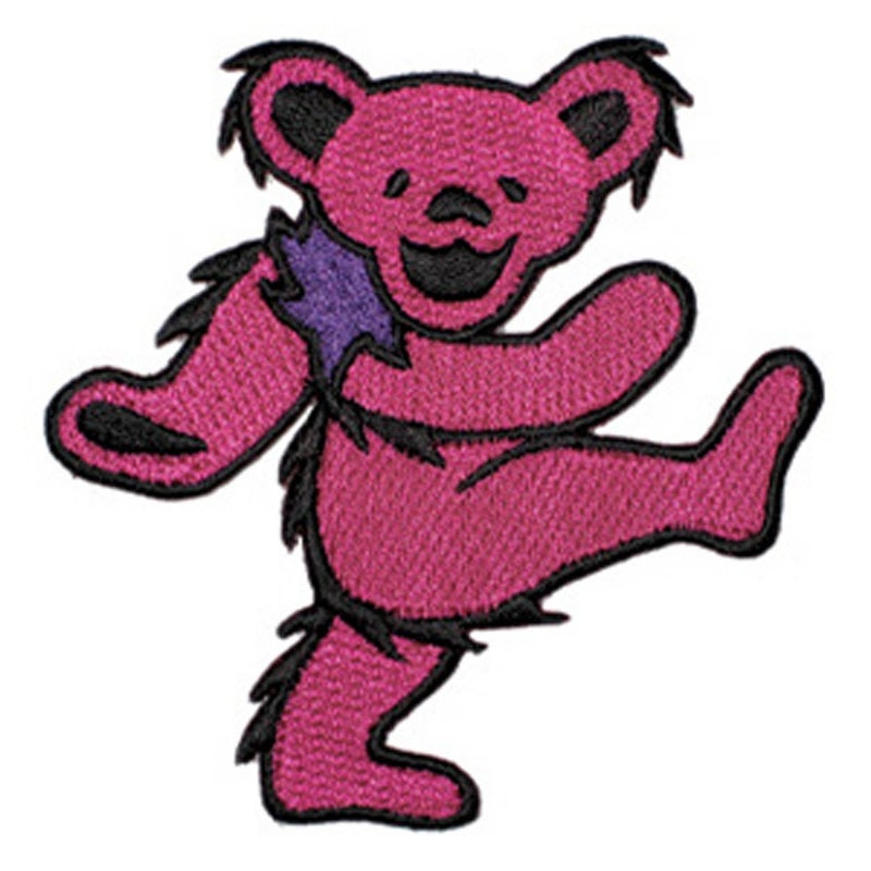 C&D Visionary Application Dancing Bear Pink Patch Small - Image 3