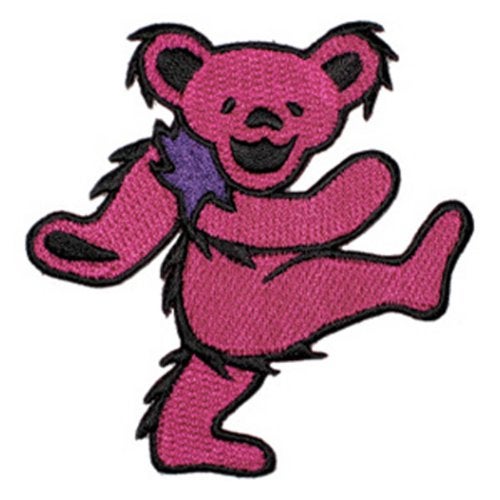 C&D Visionary Application Dancing Bear Pink Patch Small - Image 1