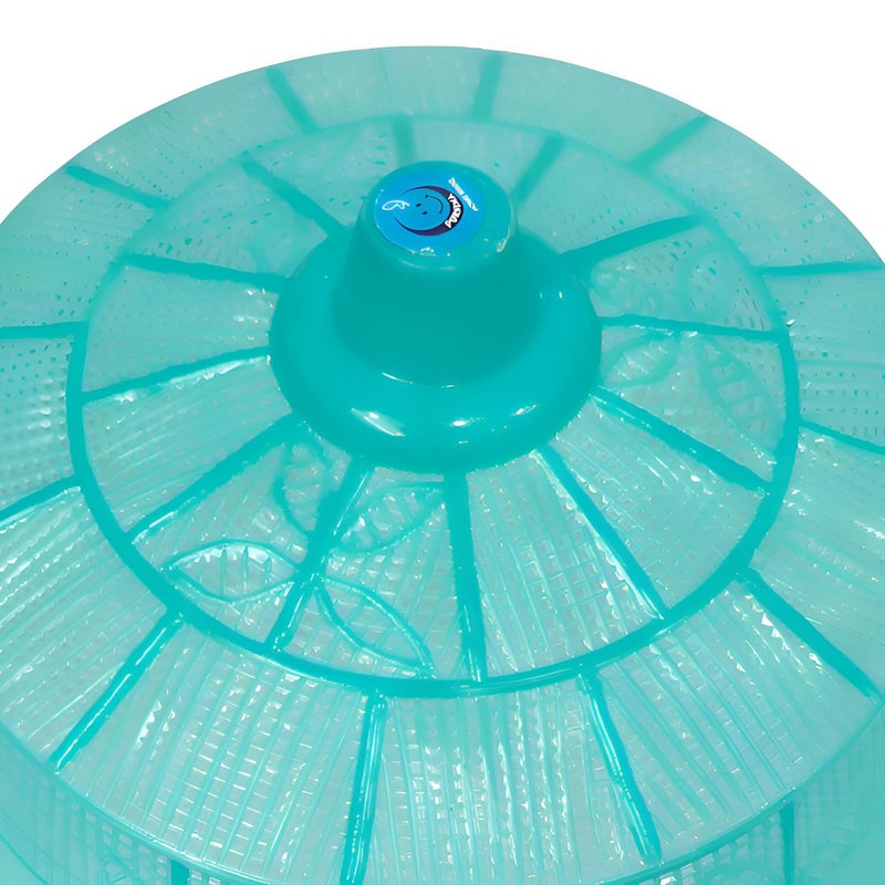 SNKM SNKM Food Cover Dome Net Plastic Big Size Round Flies Mosquitoes Insect Proof Dining Tables Cover Fruits Vegetable Rice Cover Large Green Combo Pack of 3  - Image 5