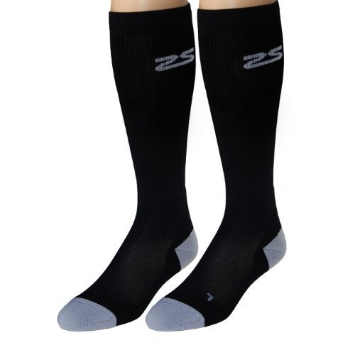Zensah Fresh Legs Compression Socks – Ideal for Runners, Nurses & Travel – Graduated Compression Stockings for Women and Men (Black, Medium) - Image 3