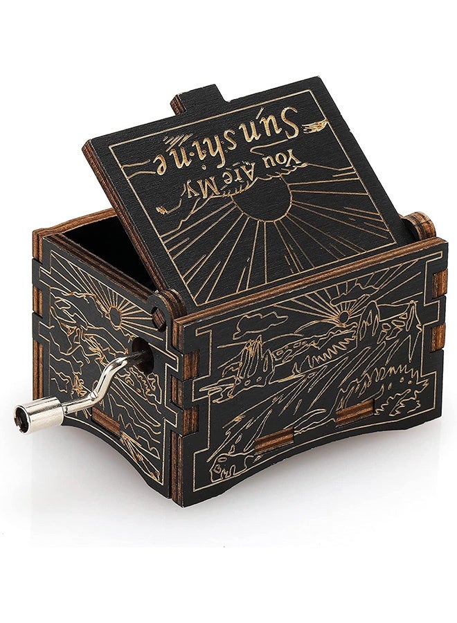 Peachjoy أنت نوري صندوق الموسيقى هدية حب له/لها، هدايا اقتباسات حب لها، هدايا أم لابنتها، لزوجة، زوج، أب أو هدية جد أو جدة مخصصة - Image 4