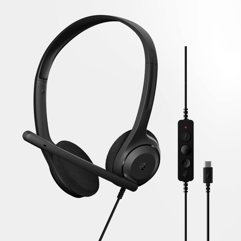 EPOS C1 HighFidelity USBC Wired Headset CrystalClear Audio Quality Exceptional Noise Reduction Mic Ergonomic Design for Extended Wear Chromebook Certified for Seamless Integration - Image 2