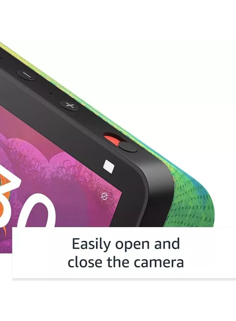 Amazon Ev Smart Home Systems Show 5 Kids second generation supports equipped with a 5.5-inch HD touch screen 2-megapixel camera Wi-Fi and Bluetooth live video calls voice control compatible devices new version (black) - Image 4